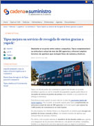 El portal del transporte y la logística: TIPSA podrá ofrecer la recogida de envíos en puntos de prensa