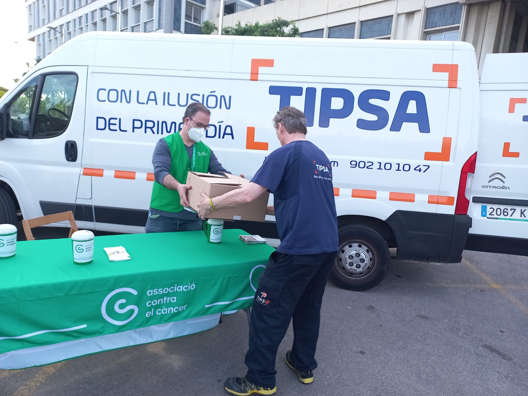 TIPSA colaboró con la Asociación Española Contra el Cáncer (AECC)
