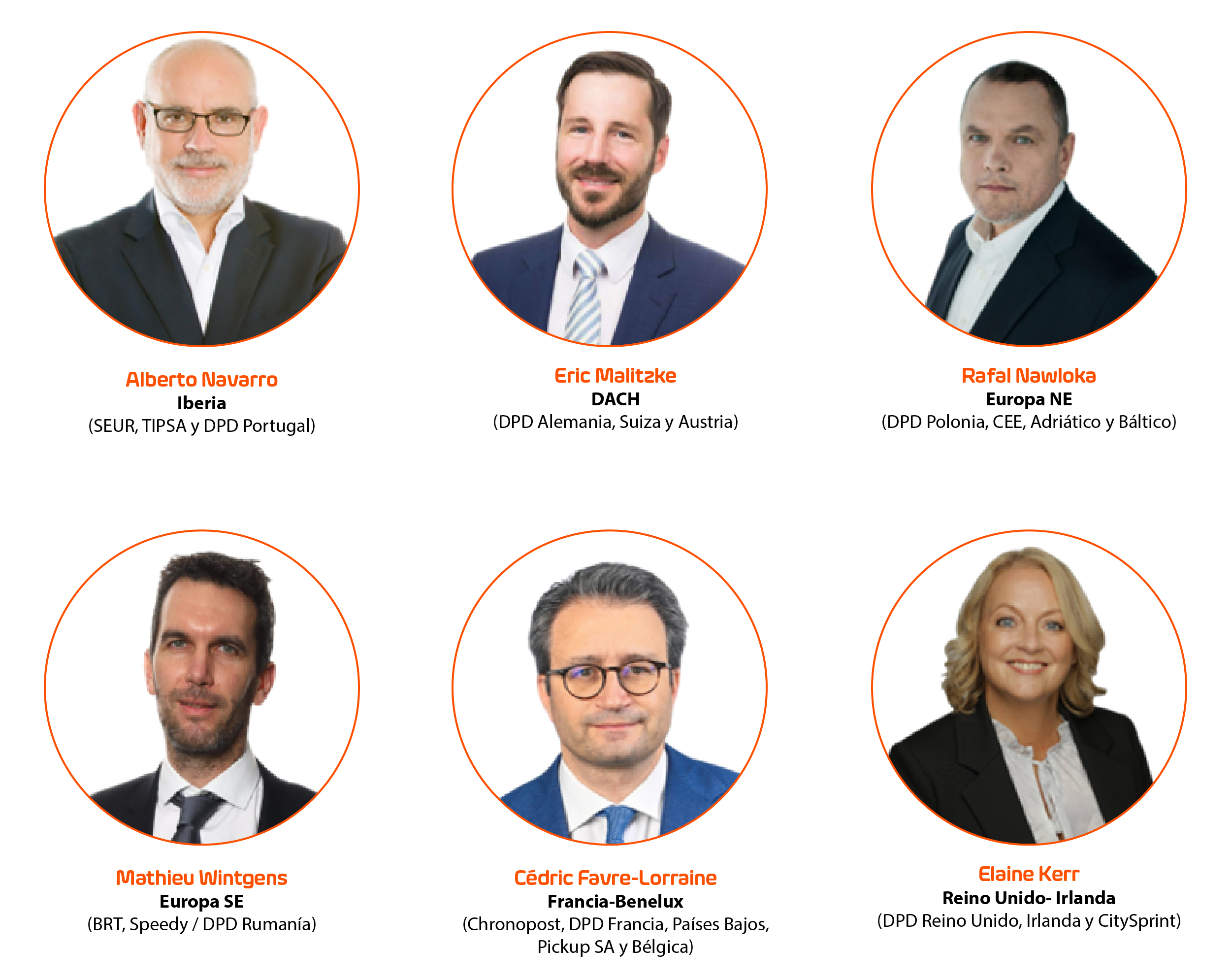 Los nuevos responsables de DPD Europa