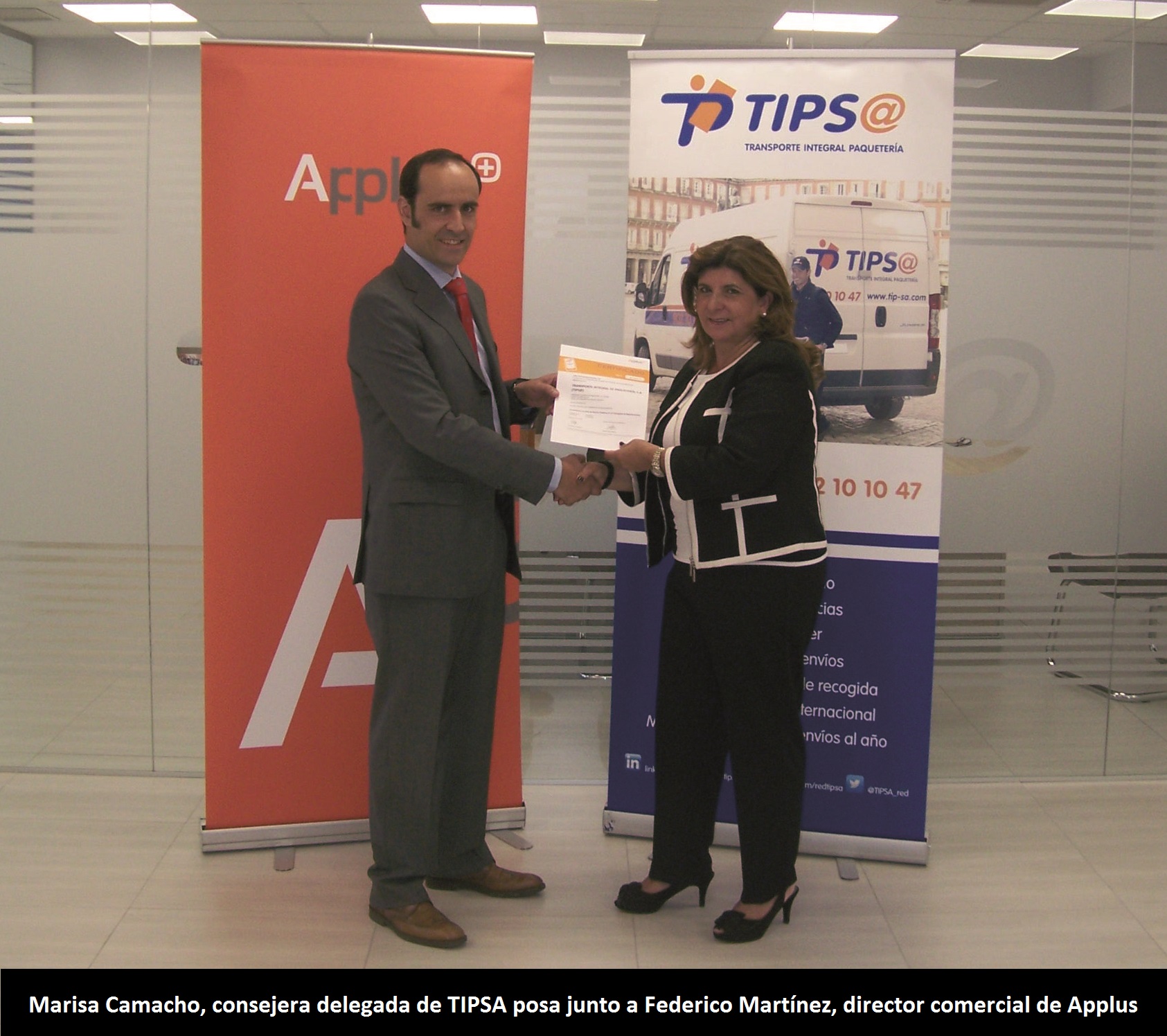 TIPSA empresa certificada