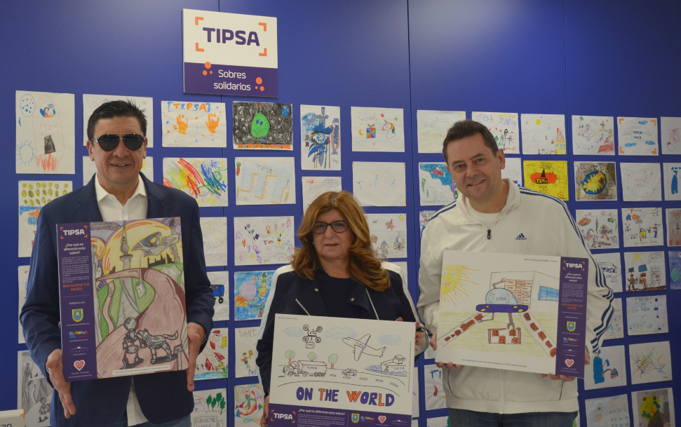 TIPSA repartirá más de 800.000 sobres solidarios durante la campaña de Navidad