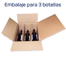 Envases de seguridad y embalajes TIPSA - 3 botellas