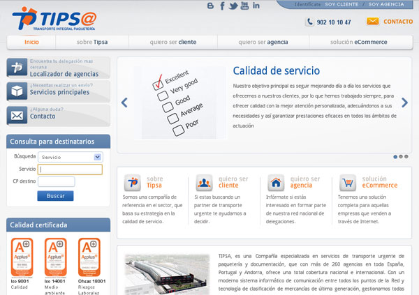 Tip-sa.com: Nueva Web Corporativa
