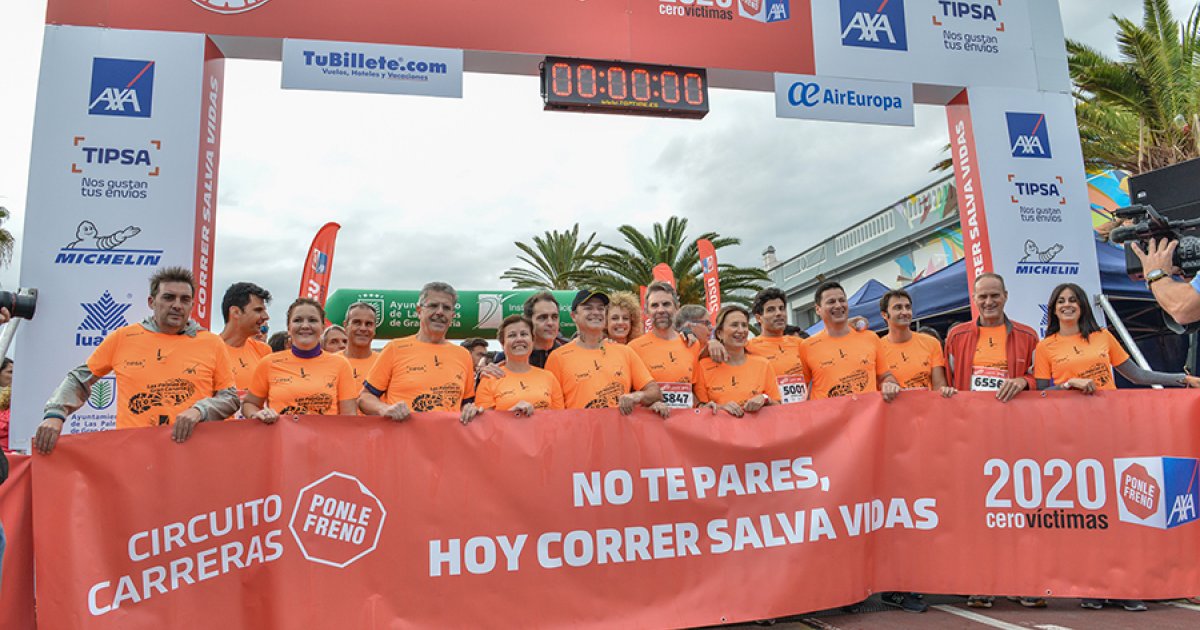 PONLE FRENO reúne a 3.000 corredores solidarios en Las Palmas de Gran